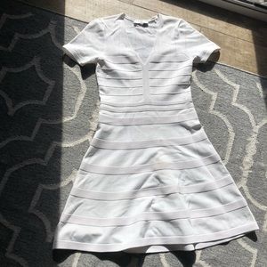 Sandro Fit & Flare Knit Dress